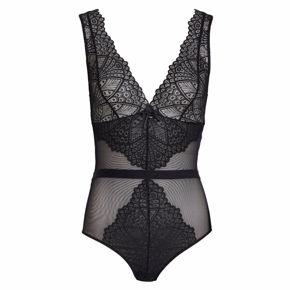 Nwot Boux Avenue Odette Deco Lace Teddy Bodysuit - Picture 4 of 8